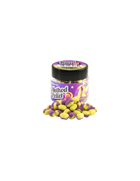 Pelete Benzar Mix Bicolor Method Pellet, Afine & Ananas, 10x7mm, 50buc Pelete Benzar Mix Bicolor Method Pellet, Afine & Ananas, 10x7mm, 50buc