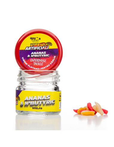 Viermi Artificiali Senzor, Ananas & N Butiric, 15buc