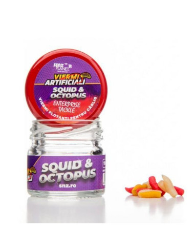 Viermi Artificiali Senzor, Squid & Octopus, 15buc