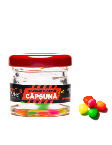 Porumb Artificial Fluo Senzor, Capsuna, 10buc Porumb Artificial Fluo Senzor, Capsuna, 10buc