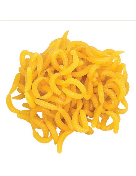 Viermi Maggots Baracuda, Galben, 30g