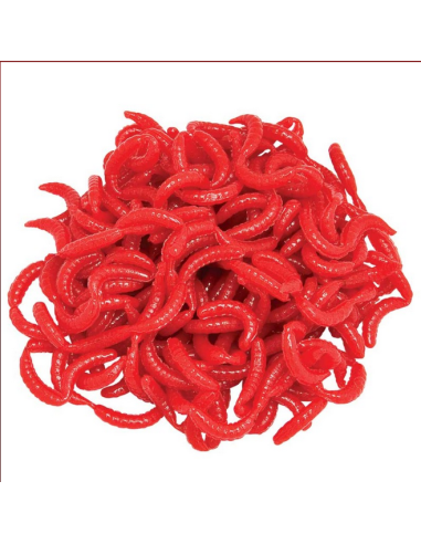 Viermi Maggots Baracuda, Rosu, 30g