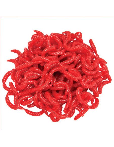 Viermi Maggots Baracuda, Rosu, 30g