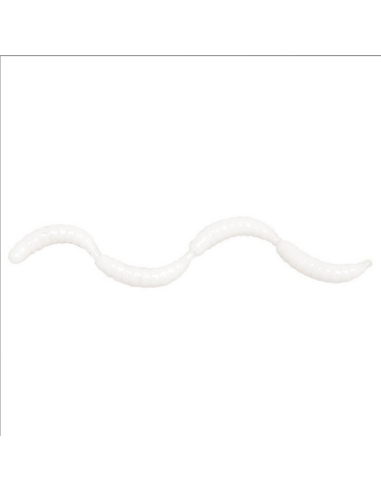 Viermi Maggots Baracuda, Alb, 30g