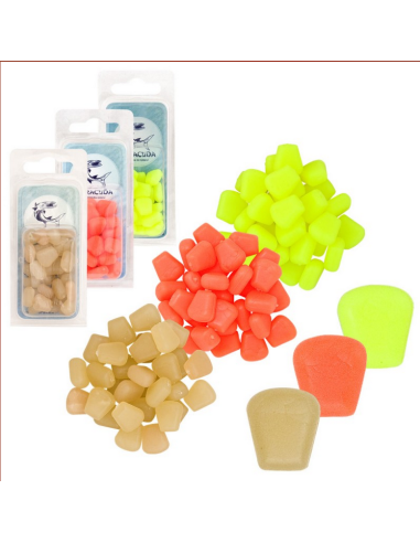 Porumb Fluo Artificial Baracuda, Alb, 30buc