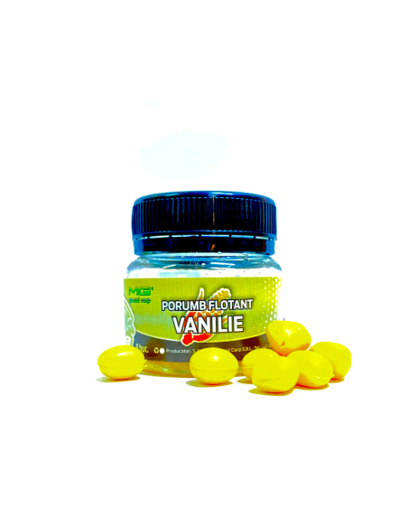 Porumb Flotant MG Special Carp, Vanilie, 8buc Porumb Flotant MG Special Carp, Vanilie, 8buc