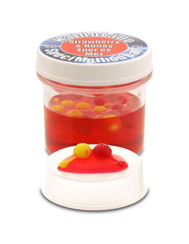 Porumb Artificial Haldorado SpeciMethod Ball, Capsuna & Miere, 12buc
