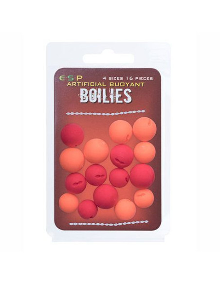 Boilies Artificial ESP Buoyant Boilies, Red/Orange, 16buc Boilies Artificial ESP Buoyant Boilies, Red/Orange, 16buc