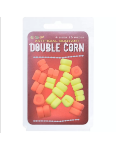 Porumb Artificial Flotant ESP Double Corn, Orange/Fluo Yellow, 16buc