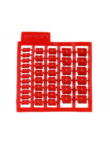 Pelete Artificiale Spro Cresta, Rosu, 39buc