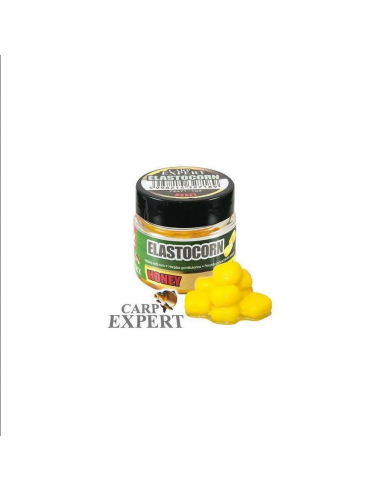 Porumb Artificial Carp Expert Elastocorn Giga, Miere, 12buc/cutie