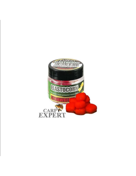 Porumb Artificial Carp Expert Elastocorn Giga, Capsuna, 12buc/cutie Porumb Artificial Carp Expert Elastocorn Giga, Capsuna, 12buc/cutie