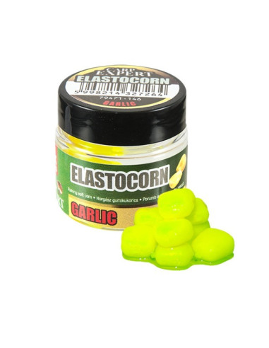 Porumb Artificial Carp Expert Elastocorn Giga, Usturoi, 12buc/cutie