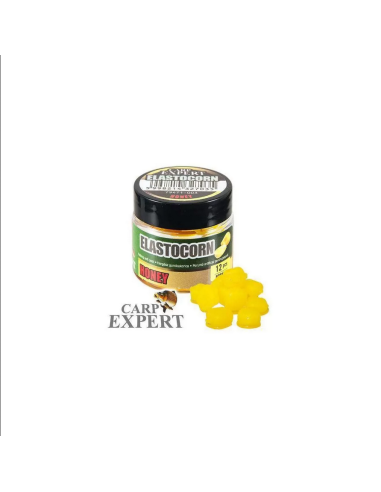 Porumb Artificial Carp Expert Elastocorn Normal, Miere, 12buc/cutie