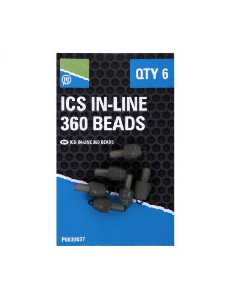 Conector rapid Preston ICS In-Line 360 Beads, 6buc/plic