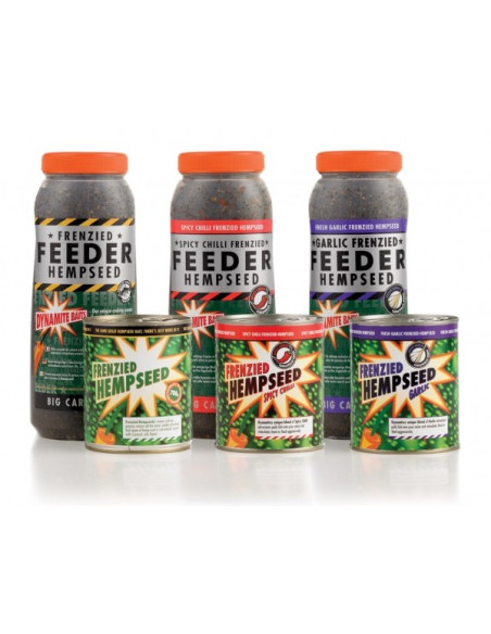 Canepa Dynamite Baits Frenzied Feeder Hempseed, Tiger Nuts, 2.5L Canepa Dynamite Baits Frenzied Feeder Hempseed, Tiger Nuts, 2.5L