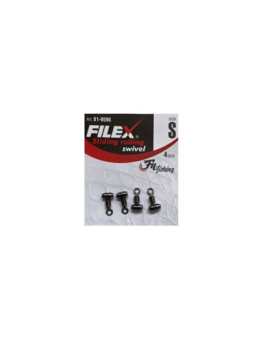 Vartej Filfishing Filex Sliding Rolling Swivel, Small, 4buc/plic