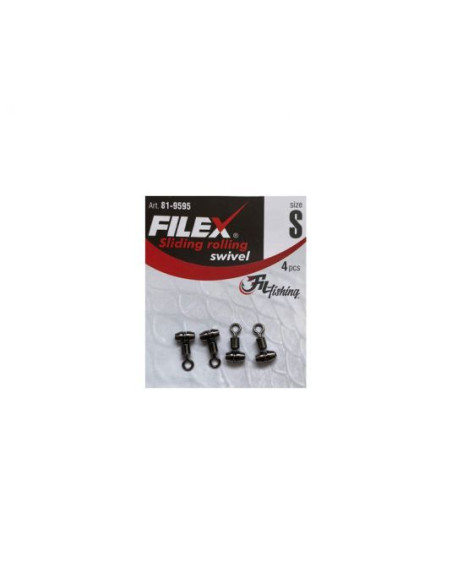 Vartej Filfishing Filex Sliding Rolling Swivel, Small, 4buc/plic