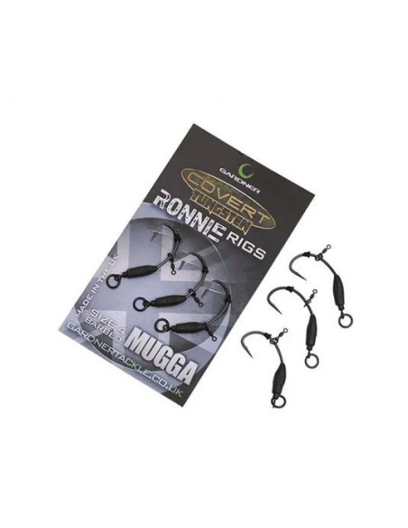 Montura Gardner Tungsten Ronnie Rig Barbed, 3buc/plic