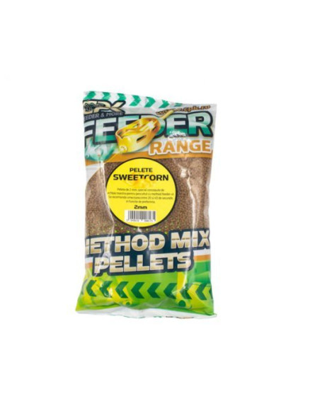 Pelete CPK Feeder Range Method Mix Pellets, Sweetcorn, 2mm, 800g Pelete CPK Feeder Range Method Mix Pellets, Sweetcorn, 2mm, 800g