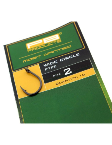 Carlige PB Products Wide Circle, 10buc/plic