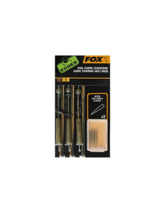 Kit Fox Edges Camo Leadcore Kwik Change Heli Rigs 50lb, 3buc/plic