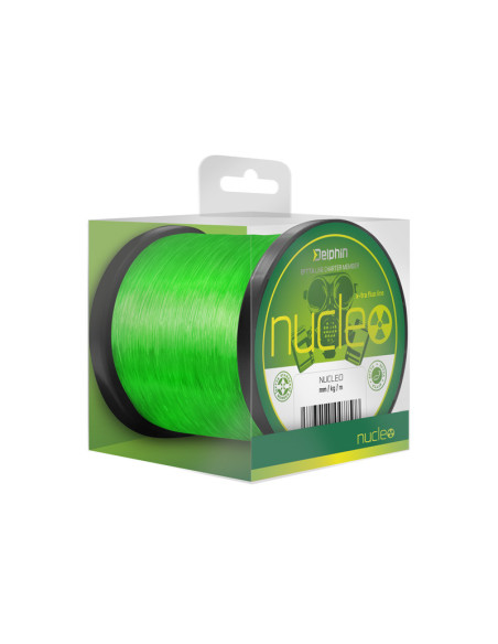Fir Monofilament Delphin NUCLEO, Verde Fluo, 1200m Fir Monofilament Delphin NUCLEO, Verde Fluo, 1200m