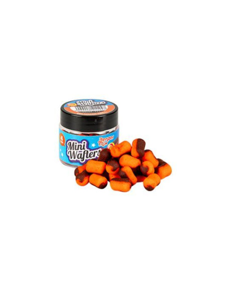 Wafters Benzar Mix Bicolor Method Mini, Belachan Krill, 4mm, Wafters Benzar Mix Bicolor Method Mini, Belachan Krill, 4mm,