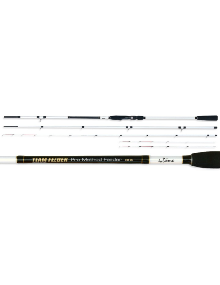 Lanseta Team Feeder By Dome Pro Method Feeder ML, 3.50m, 20-50g, 3+3buc Lanseta Team Feeder By Dome Pro Method Feeder ML, 3.50m, 20-50g, 3+3buc