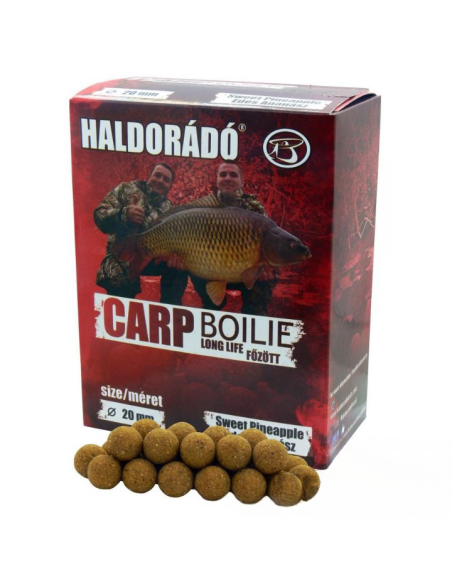 Boilies Haldorado Carp Long Life, Ananas Dulce, 24mm, 800g Boilies Haldorado Carp Long Life, Ananas Dulce, 24mm, 800g