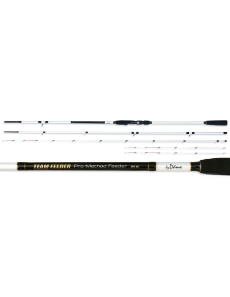 Lanseta Team Feeder By Dome Pro Method Feeder L, 3.30m, 15-40gr, 3+3buc