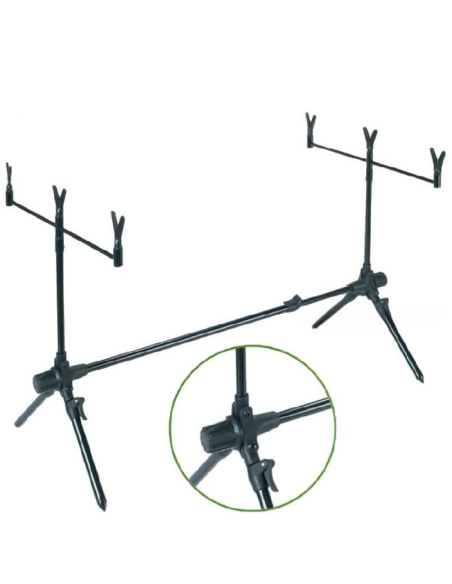 Rod Pod Extra Carp Eco Cu 6 Suporti V Din Plastic, 3 Posturi