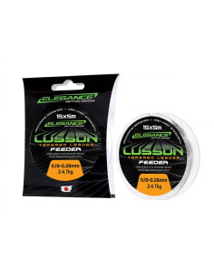 Fir Monofilament Inaintas Conic Formax Lusson Tapered Leader Feeder, Elegance Method Series, 0.18mm-0.25mm, 15x5m