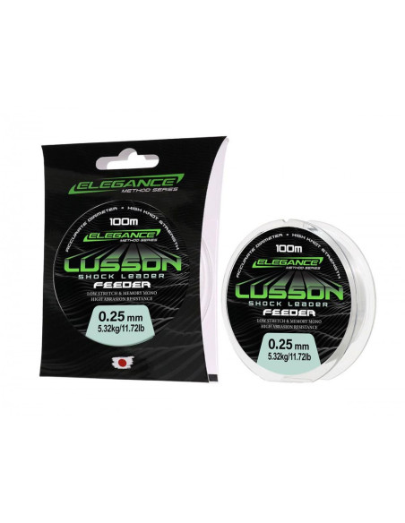 Fir Monofilament Inaintas Formax Lusson Shock Leader Feeder, Elegance Method Series, 100m Fir Monofilament Inaintas Formax Lusson Shock Leader Feeder, Elegance Method Series, 100m