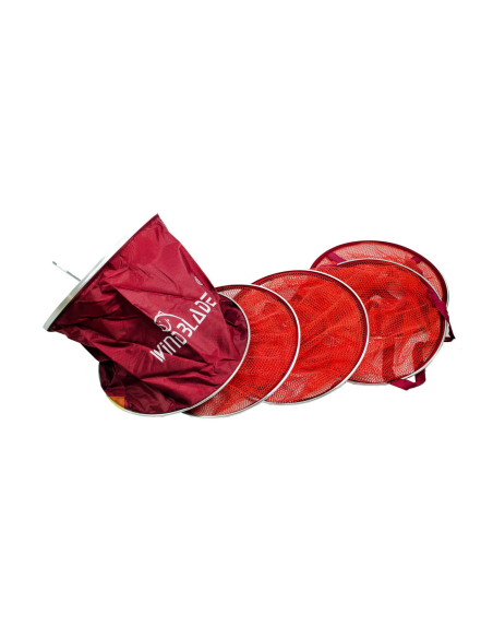 Juvelnic Cauciucat Wind Blade Cu Husa, Rosu, 2.5m