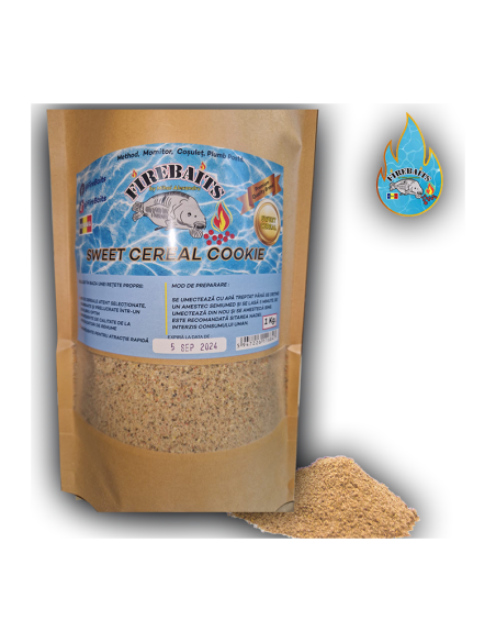 Nada FireBaits Premium Sweet Cereal Cookie, 1kg Nada FireBaits Premium Sweet Cereal Cookie, 1kg