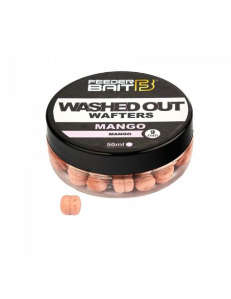 Wafters Feeder Bait Washed Out, Mango, 9mm, 50ml Wafters Feeder Bait Washed Out, Mango, 9mm, 50ml