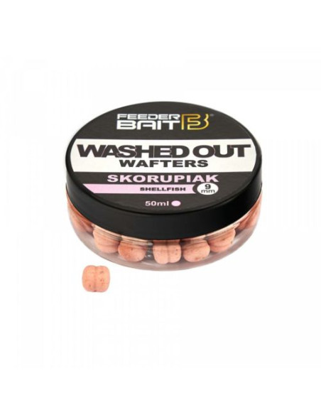 Wafters Feeder Bait Washed Out, Shellfish, 9mm, 50ml Wafters Feeder Bait Washed Out, Shellfish, 9mm, 50ml
