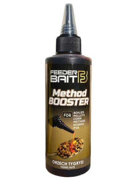 Aditiv Lichid Feeder Bait Method Booster, Alune Tigrate, 100ml Aditiv Lichid Feeder Bait Method Booster, Alune Tigrate, 100ml
