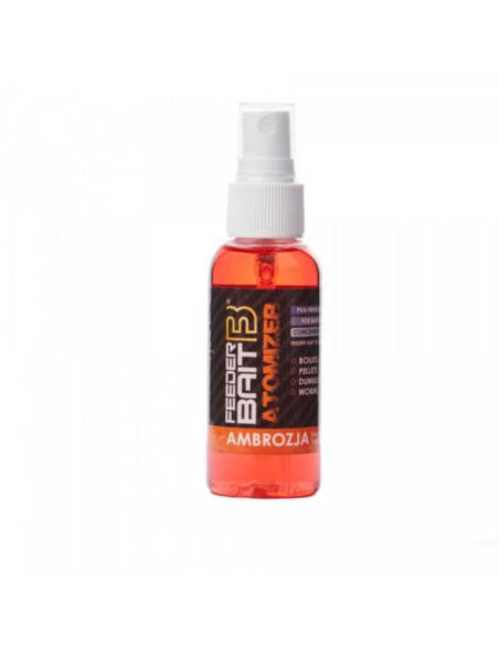 Aditiv Spray Feeder Bait Atomizer, Ambrozie-Banana Si Capsuna, 50ml Aditiv Spray Feeder Bait Atomizer, Ambrozie-Banana Si Capsuna, 50ml