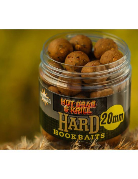 Boilies Dynamite Baits Hard Hook Baits, Hot Crab and Krill, 20mm, 150g Boilies Dynamite Baits Hard Hook Baits, Hot Crab and Krill, 20mm, 150g