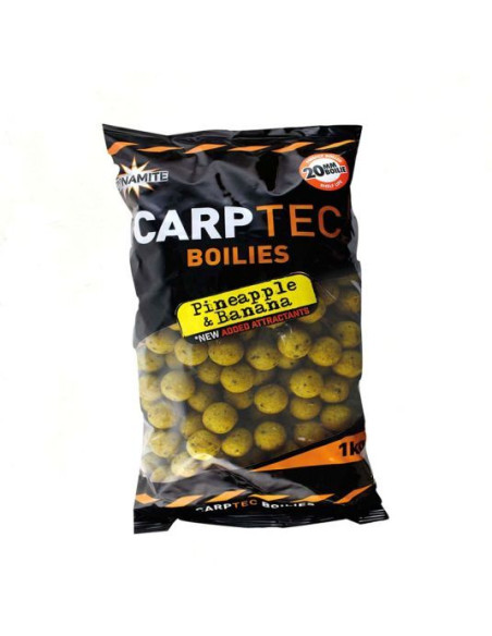 Boilies Dynamite Baits CarpTec, Pineapple and Banana, 1.8kg Boilies Dynamite Baits CarpTec, Pineapple and Banana, 1.8kg