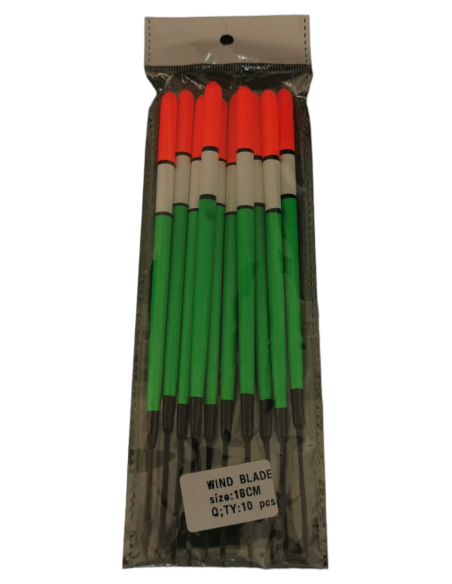 Plute Lemn Wind Blade Color Mix, 18cm, 10buc/plic Plute Lemn Wind Blade Color Mix, 18cm, 10buc/plic