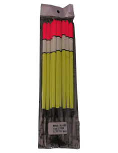 Plute Lemn Wind Blade Color Mix, 22cm, 10buc/plic