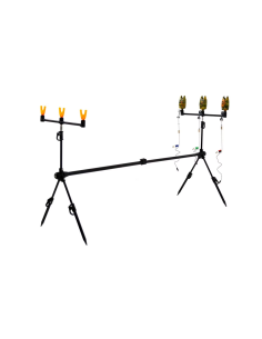 Rod Pod Wind Blade 3 Posturi Full Echipat, Senzori/Avertizori + Swingeri