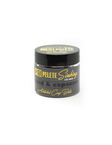 Pelete Addicted Carp Baits Sinking Dumbell, Solubile, Squid & Capsuna, 10mm, 60ml