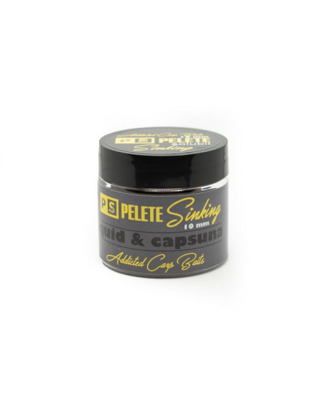 Pelete Addicted Carp Baits Sinking Dumbell, Solubile, Squid & Capsuna, 10mm, 60ml