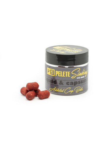 Pelete Addicted Carp Baits Sinking Dumbell, Solubile, Squid & Capsuna, 10mm, 60ml