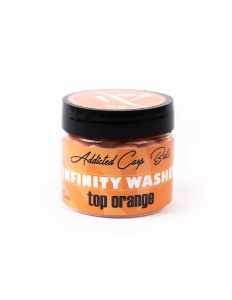Pop-up Addicted Carp Baits Washed Infinity, Top Orange, 10mm, 20g