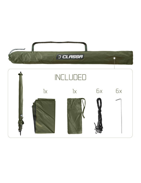 Umbrela cu perete lateral Delphin Classa, 250cm Umbrela cu perete lateral Delphin Classa, 250cm